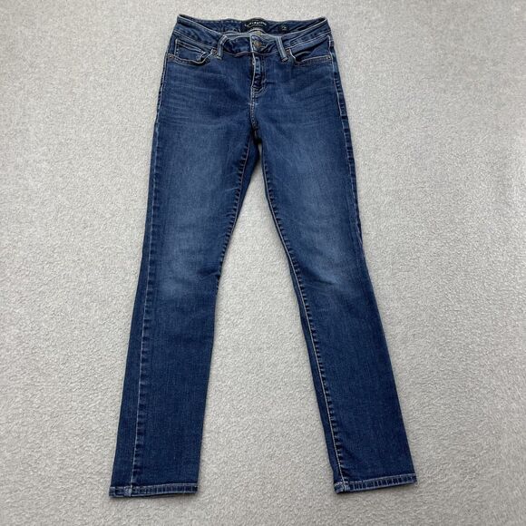 Lucky Brand Jeans Size 0/25 Ankle Lolita Skinny Stretch Denim Distressed - Picture 1 of 15